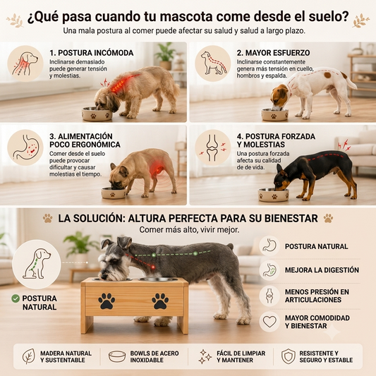 Comedero Ergonómico Artesanal