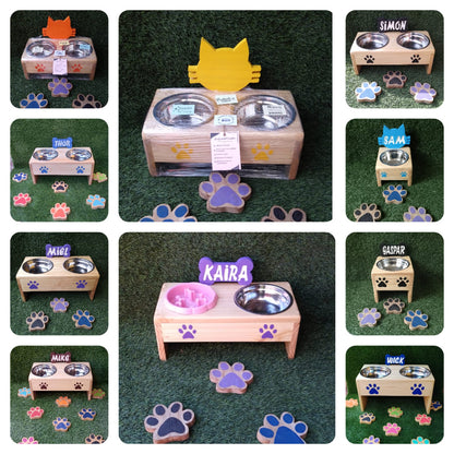 Comedero Elevado para Perros y Gatos